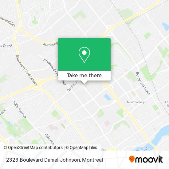 2323 Boulevard Daniel-Johnson map