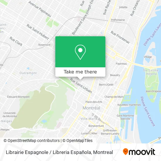 Librairie Espagnole / Libreria Española map