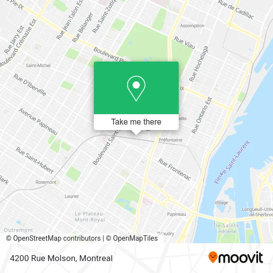 4200 Rue Molson map
