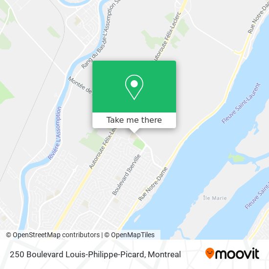 250 Boulevard Louis-Philippe-Picard map