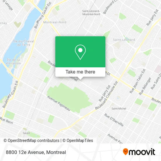 8800 12e Avenue map