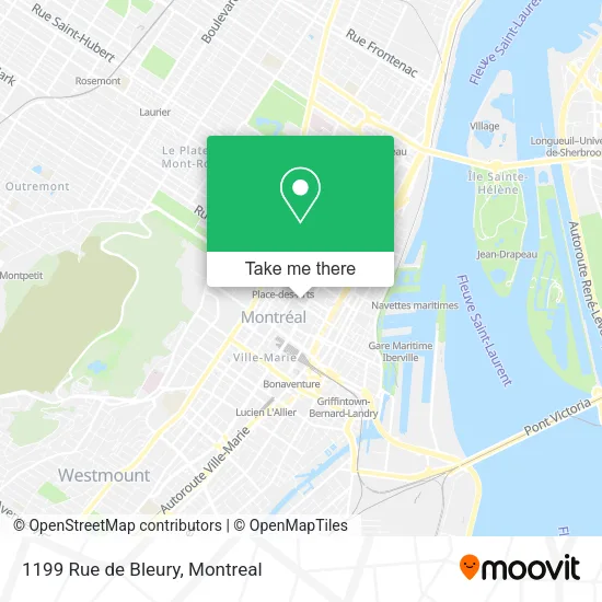 1199 Rue de Bleury map