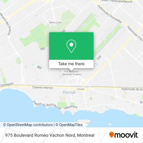 975 Boulevard Roméo Vachon Nord map