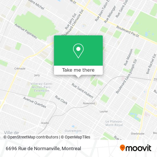 6696 Rue de Normanville map