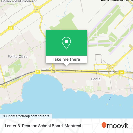 Lester B. Pearson School Board map