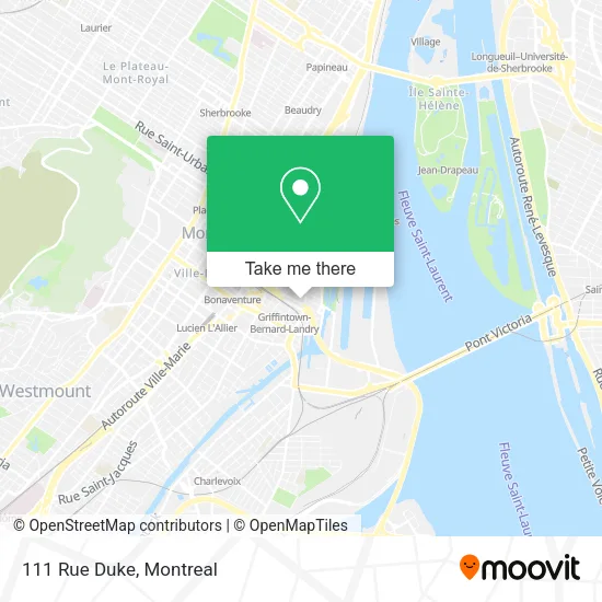 111 Rue Duke map