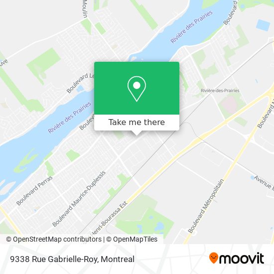 9338 Rue Gabrielle-Roy map