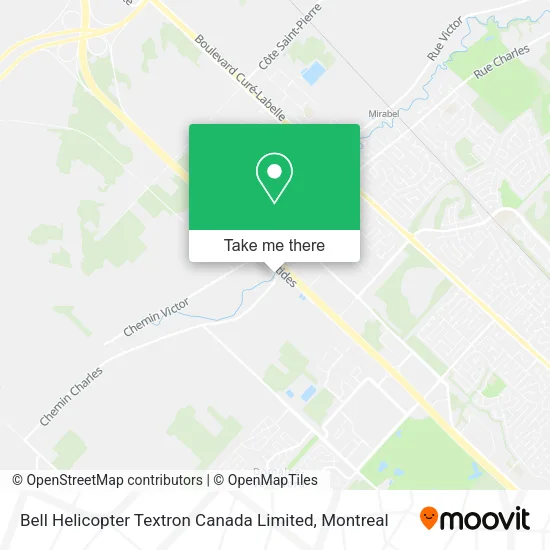 Bell Helicopter Textron Canada Limited map