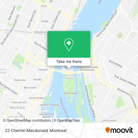 22 Chemin Macdonald map