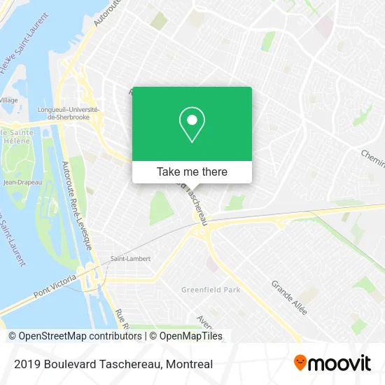 2019 Boulevard Taschereau map
