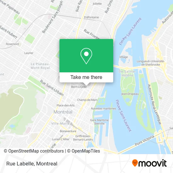 Rue Labelle map
