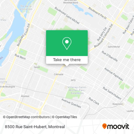 8500 Rue Saint-Hubert map