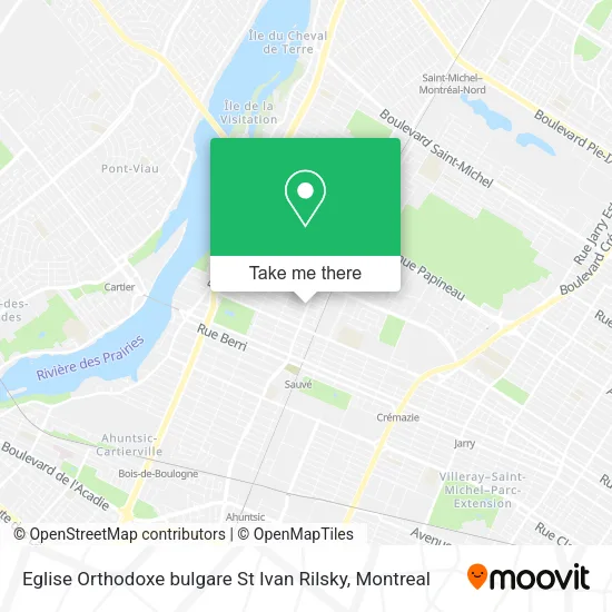 Eglise Orthodoxe bulgare St Ivan Rilsky map