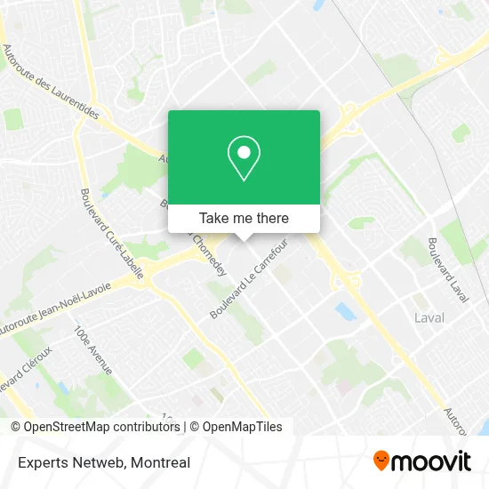 Experts Netweb map