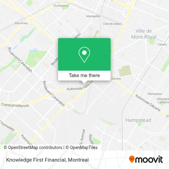 Knowledge First Financial map
