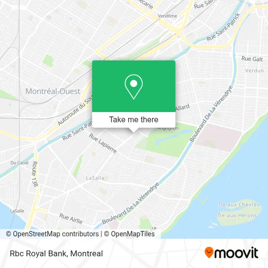 Rbc Royal Bank map