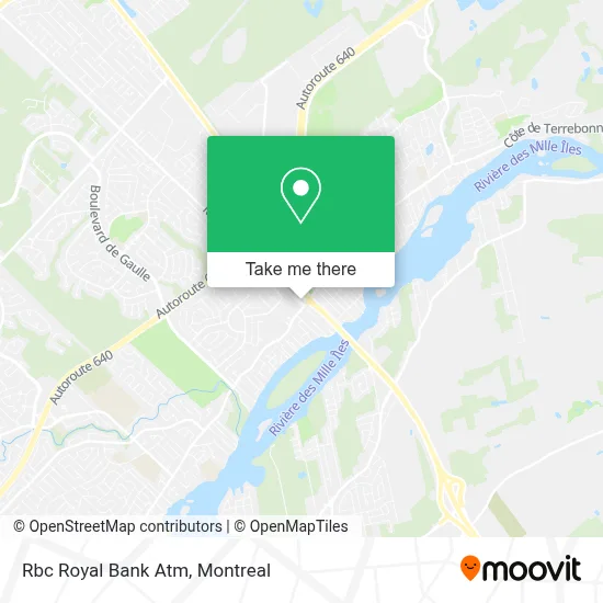 Rbc Royal Bank Atm map