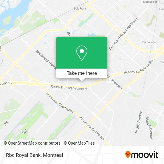 Rbc Royal Bank map