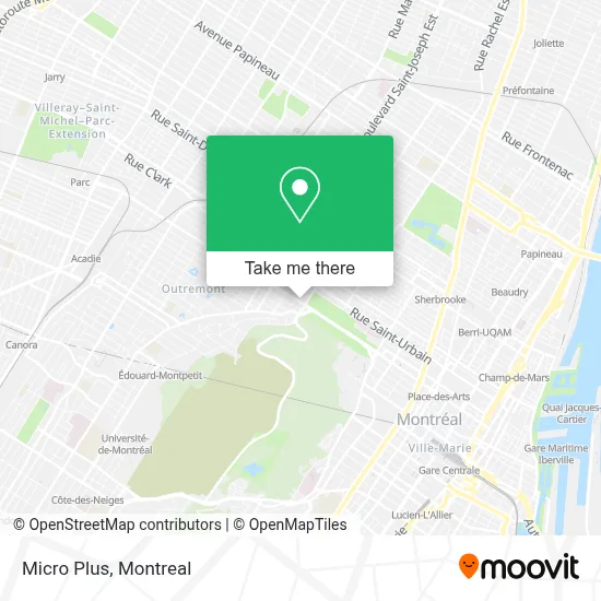 Micro Plus map