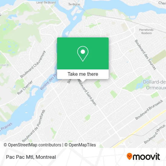 Pac Pac Mtl map