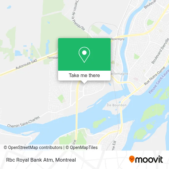 Rbc Royal Bank Atm map