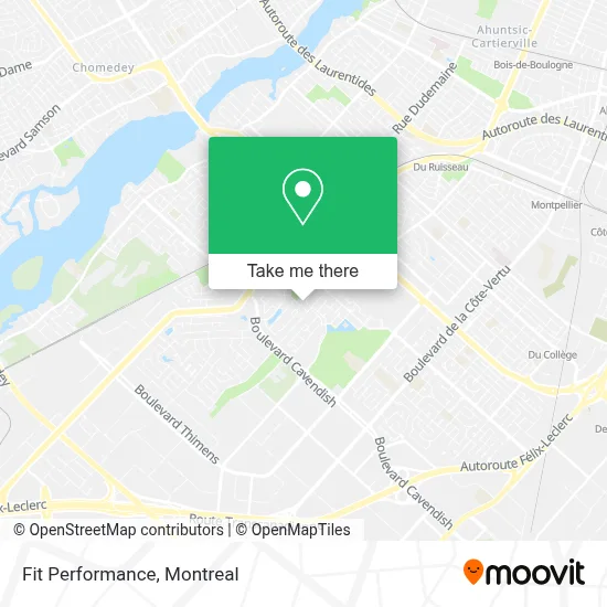 Fit Performance map