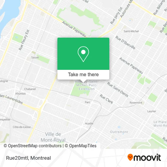 Rue20mtl map