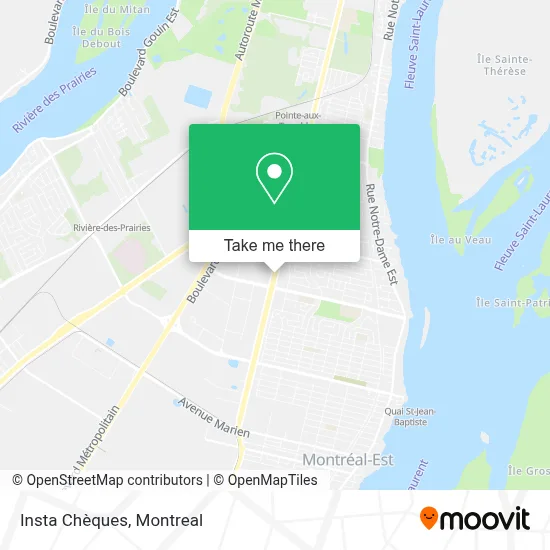 Insta Chèques map
