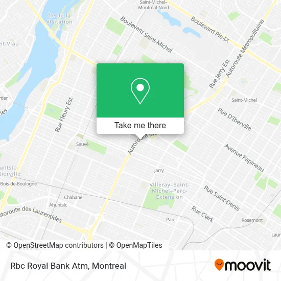 Rbc Royal Bank Atm map
