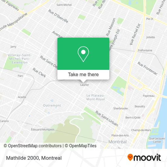 Mathilde 2000 map