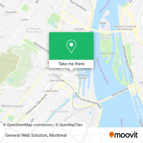 General Web Solution map