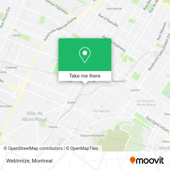 Webtmize map