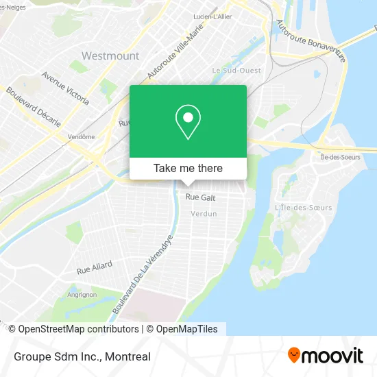 Groupe Sdm Inc. map