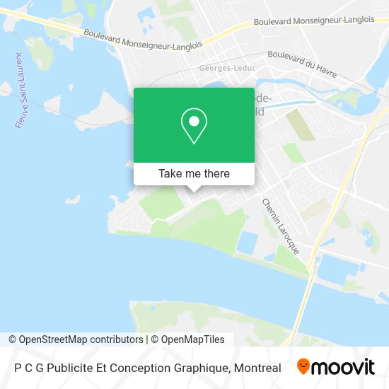 P C G Publicite Et Conception Graphique map