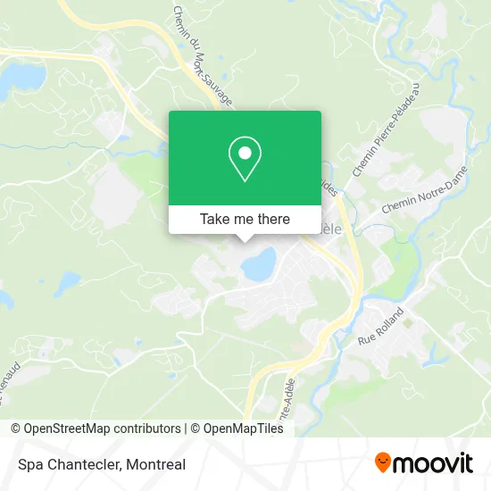 Spa Chantecler map