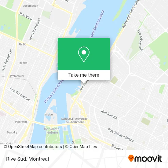 Rive-Sud map