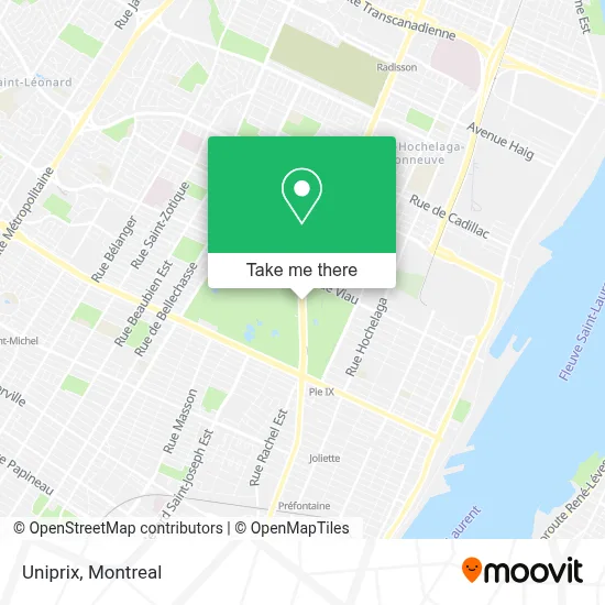 Uniprix map