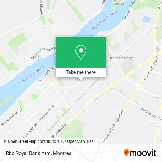 Rbc Royal Bank Atm map