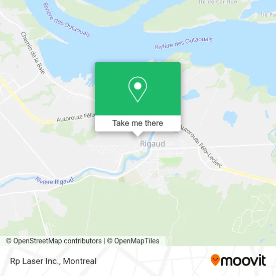 Rp Laser Inc. map