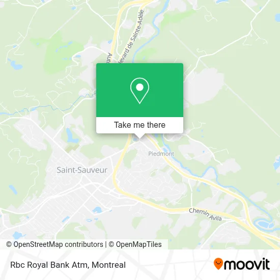 Rbc Royal Bank Atm map