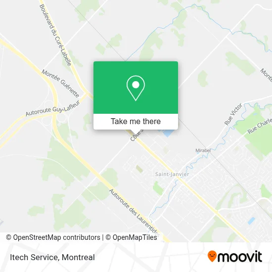 Itech Service map