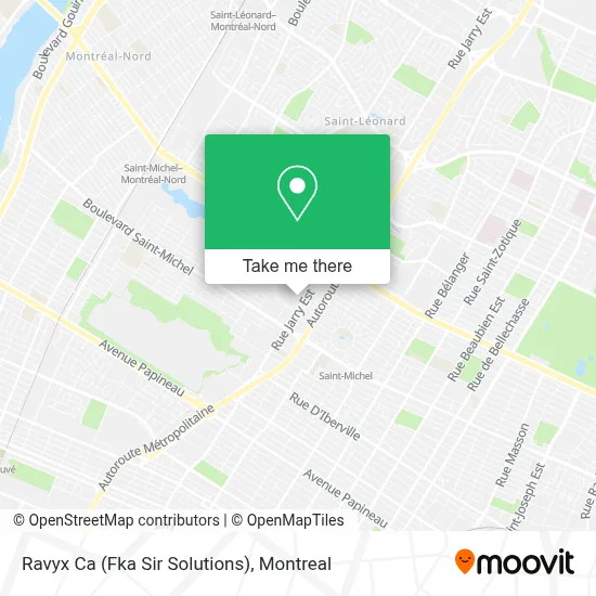 Ravyx Ca (Fka Sir Solutions) map