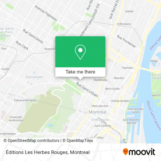 Éditions Les Herbes Rouges map