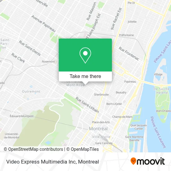 Video Express Multimedia Inc map