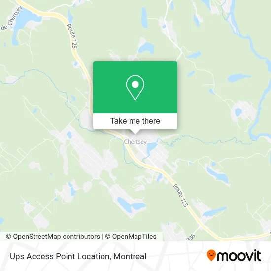 Ups Access Point Location map