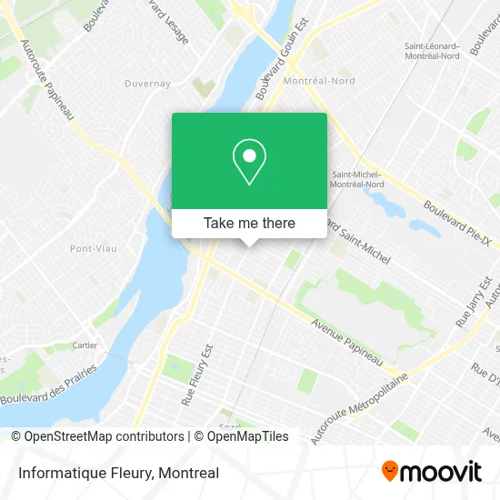 Informatique Fleury map
