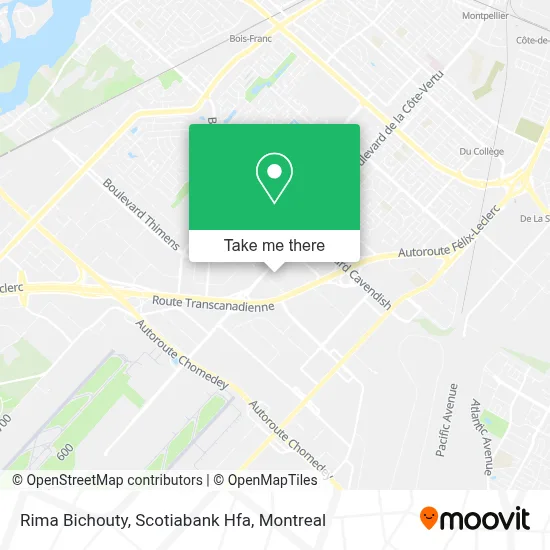 Rima Bichouty, Scotiabank Hfa map