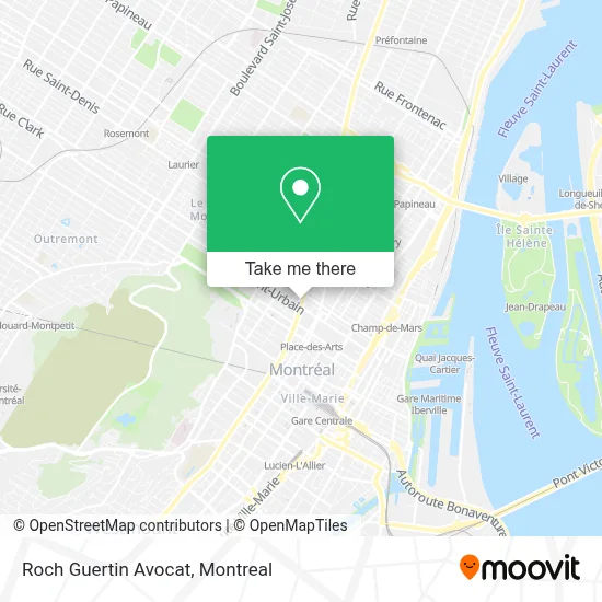 Roch Guertin Avocat map