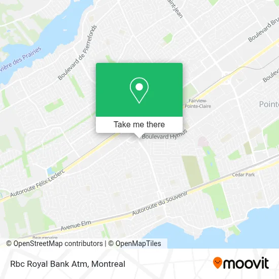 Rbc Royal Bank Atm map