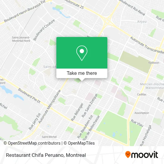 Restaurant Chifa Peruano map